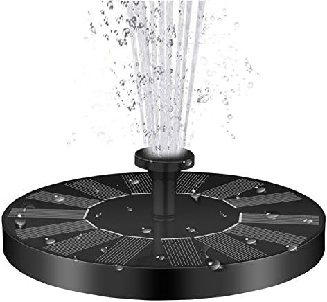 Słoneczna pływająca fontanna ptasia