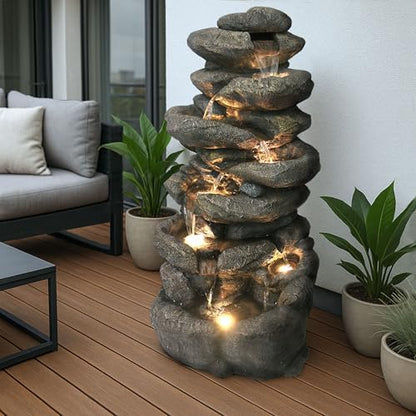 Skalna kaskada ogrodowa 100cm