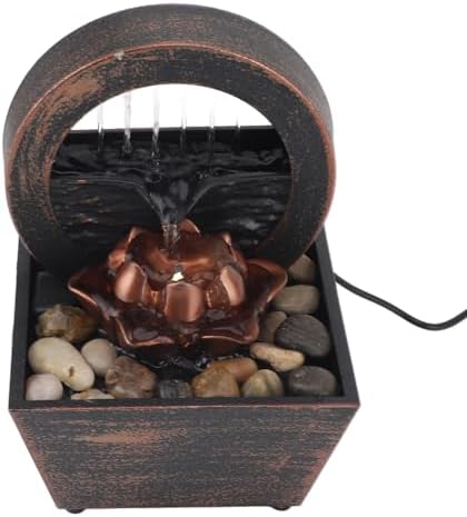 Złoty kwiat stołowy z LEDami