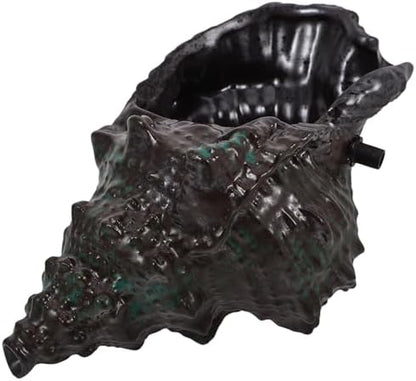 Muszlowa fontanna ceramiczna zielona