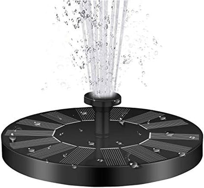 Słoneczna pływająca fontanna ptasia