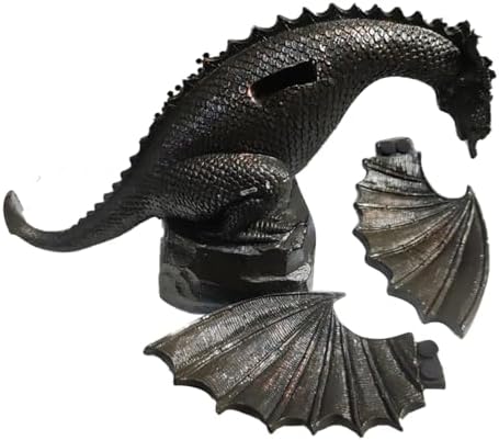 Gotycka rzeźba smoka ogrodowa