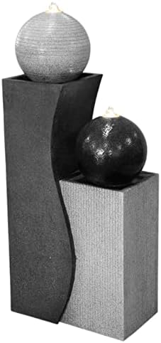 Szara fontanna Ying Yang