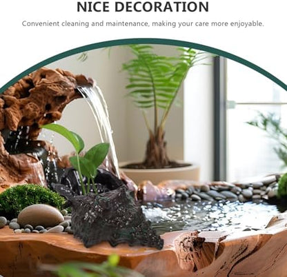 Muszlowa fontanna ceramiczna zielona